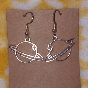 Space dangle earrings